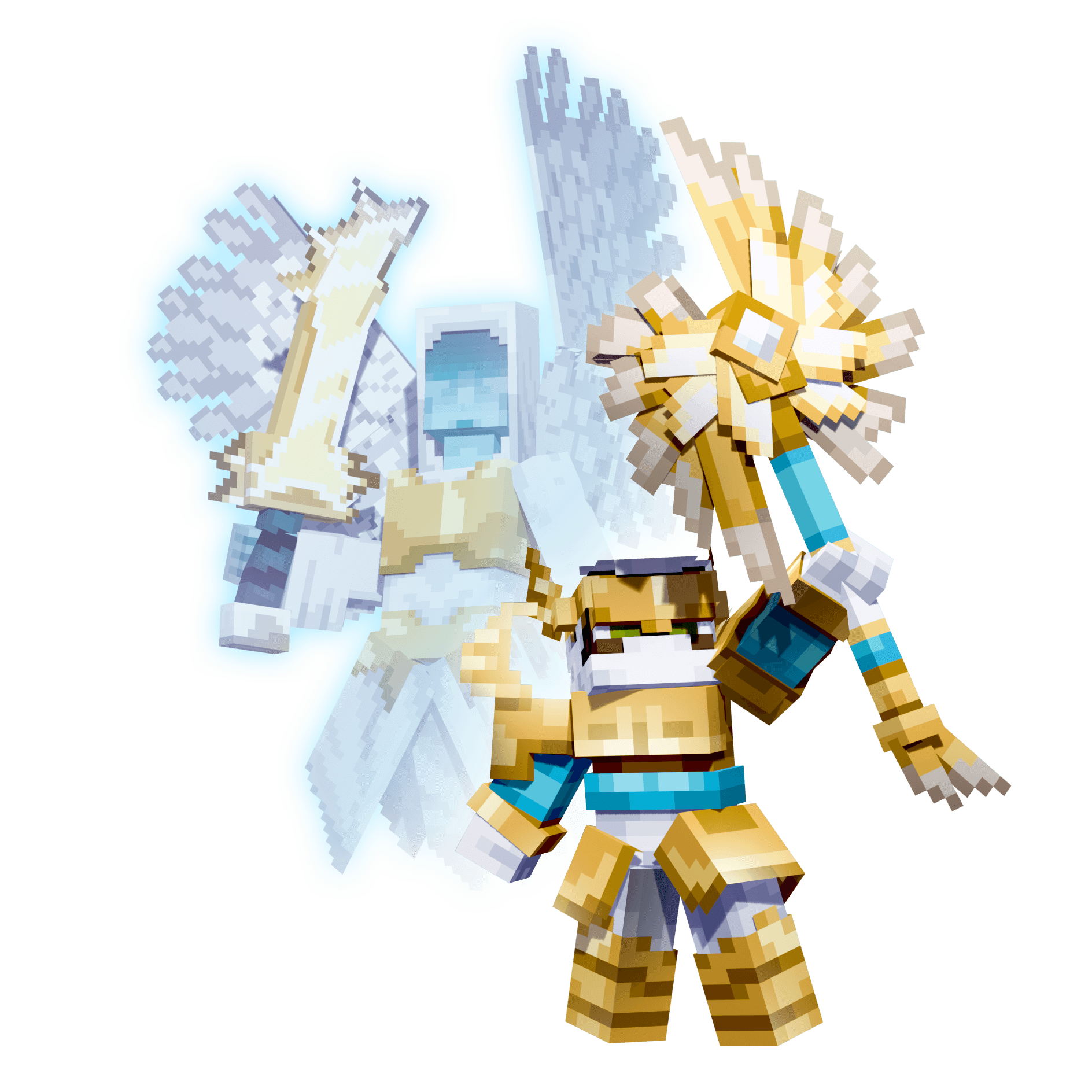 A shimmering pile of gold coins.